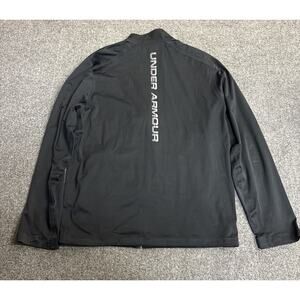 Under Armour Mens Medium Black Storm 3 Full Zip Lightweight Running Jacket